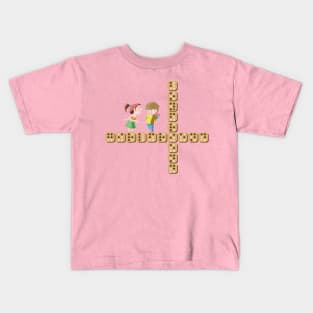 Scrabble Cross Girlfriend & Boyfriend Kids T-Shirt